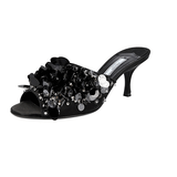 Prada Women's Black Leather Pumps / Heels 1XX353