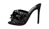 Prada Women's Black Leather Pumps / Heels 1XX353