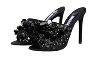 Prada Women's Black Leather Pumps / Heels 1XX353