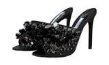 Prada Women's Black Leather Pumps / Heels 1XX353