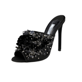 Prada Women's Black Leather Pumps / Heels 1XX353