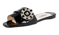 Prada Women's 1XX366 06E F0002 Leather Sandals