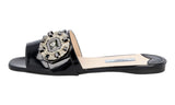 Prada Women's Black Leather Sandals 1XX366