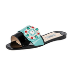 Prada Women's Multicoloured Leather Sandals 1XX366