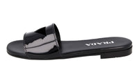Prada Women's Black Leather Sandals 1XX497