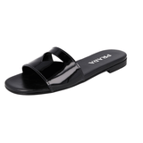 Prada Women's Black Leather Sandals 1XX497