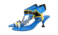 Prada Women's Blue Leather Pumps / Heels 1Y537G