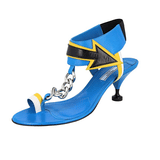 Prada Women's Blue Leather Pumps / Heels 1Y537G