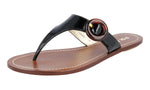 Prada Women's 1Y664D 3OQB F0002 Leather Sandals