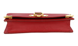 Prada Women's Red Saffiano Leather Cahier Evening Purse 1ZH044