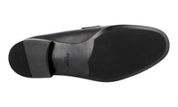 Prada Men's Black Leather Penny Loafer Business Shoes 2D0225