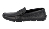 Prada Men's Black Leather Loafers 2D1102