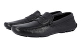 Prada Men's Black Leather Loafers 2D1102