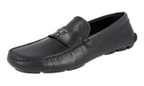 Prada Men's 2D2170 34A F0002 Leather Loafers