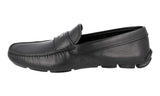 Prada Men's Black Leather Logo Loafer Loafers 2D2170
