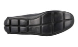 Prada Men's Black Leather Logo Loafer Loafers 2D2170