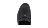 Prada Men's Black Leather Logo Loafer Loafers 2D2170