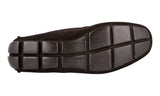 Prada Men's Brown Leather Logo Business Shoes 2D2170
