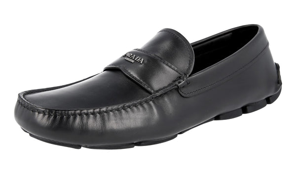 Prada Men's 2D2170 X7O F0002 Leather Loafers