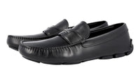 Prada Men's Black Leather Logo Business Shoes 2D2170