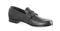 Prada Men's Black High-Quality Saffiano Leather Penny Business Shoes 2DA060