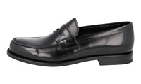 Prada Men's Black welt-sewn Leather Business Shoes 2DA061