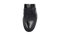 Prada Men's Black welt-sewn Leather Business Shoes 2DA061