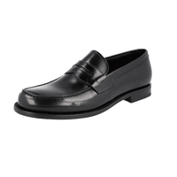 Prada Men's Black welt-sewn Leather Business Shoes 2DA061