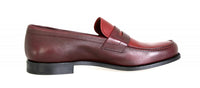 Prada Men's Red welt-sewn Leather Loafers 2DA061