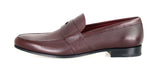 Prada Men's Brown Saffiano Leather Penny Business Shoes 2DA066