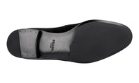 Prada Men's Black Leather Penny Loafers 2DA119