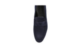 Prada Men's Blue Leather Penny Business Shoes 2DA119