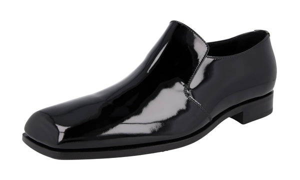 Prada Men's 2DA130 069 F0002 Leather Business Shoes