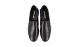 Prada Men's Black Leather Loafers 2DB076