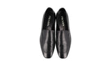 Prada Men's Black Leather Goat Leather Business Shoes 2DB078