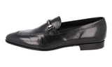 Prada Men's Black welt-sewn Leather Business Shoes 2DB082