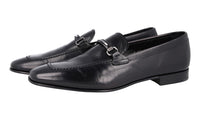 Prada Men's Black welt-sewn Leather Business Shoes 2DB082