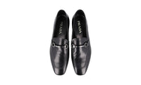 Prada Men's Black welt-sewn Leather Business Shoes 2DB082