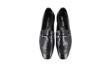 Prada Men's Black welt-sewn Leather Business Shoes 2DB082