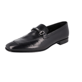 Prada Men's Black welt-sewn Leather Business Shoes 2DB082