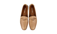 Prada Men's Beige welt-sewn Leather Loafers 2DB098