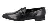 Prada Men's Black Leather Loafers 2DB104