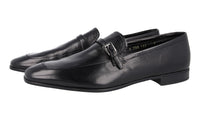 Prada Men's Black Leather Loafers 2DB104