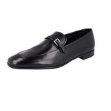 Prada Men's Black Leather Loafers 2DB104