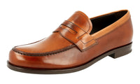 Prada Men's 2DB135 3F33 F0038 Leather Business Shoes
