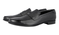 Prada Men's Black High-Quality Saffiano Leather Penny Business Shoes 2DB137