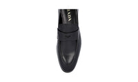 Prada Men's Black Leather Business Shoes 2DB139