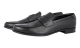 Prada Men's Black Saffiano Leather Logo Business Shoes 2DB146