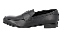 Prada Men's Black High-Quality Saffiano Leather Logo Business Shoes 2DB154