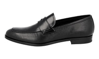 Prada Men's Black High-Quality Saffiano Leather Penny Loafer Business Shoes 2DB161